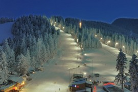 Night skiing