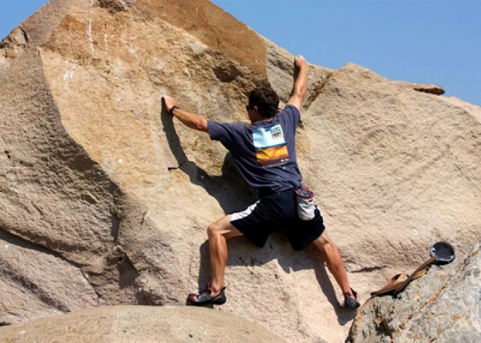 Rock climbing